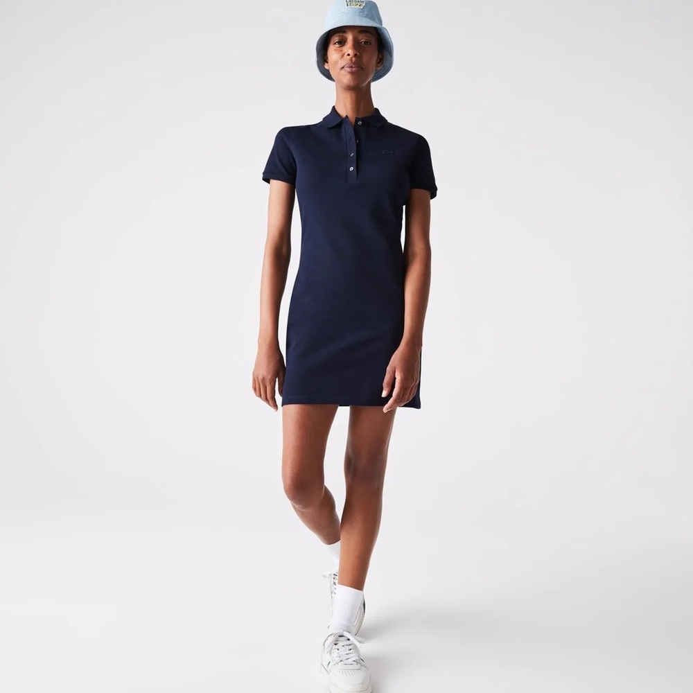 Lacoste Women’s Navy Polo Dress - Preppy style -  size EU40